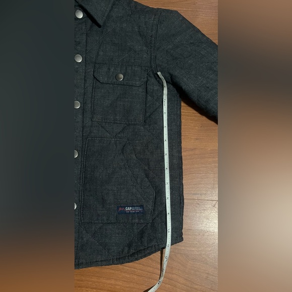 GAP Boys Denim Quilted chambray jacket - Picture 11 of 14